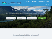 Tablet Screenshot of cooperlandingchamber.com